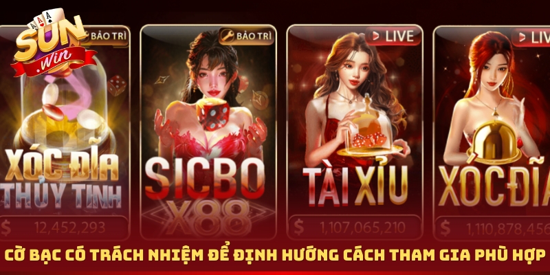 Cờ bạc có trách nhiệm để định hướng cách tham gia phù hợp