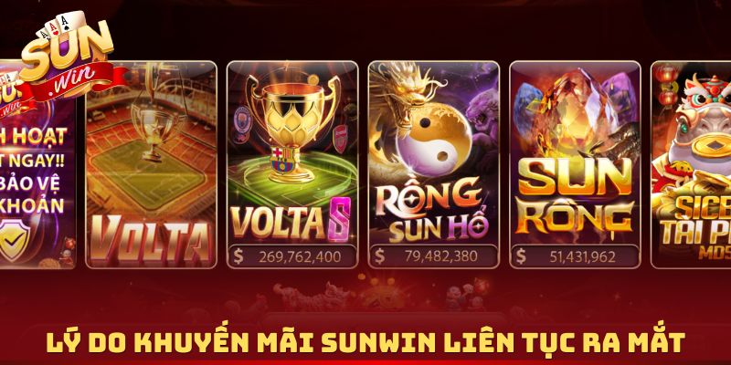 Lý do khuyến mãi Sunwin liên tục ra mắt
