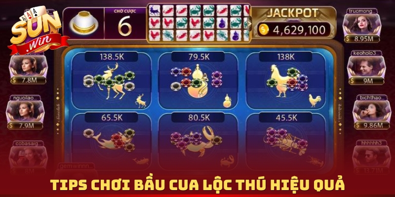 Tips chơi Bầu Cua Lộc Thú hiệu quả
